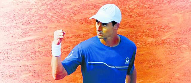 El Conde de Godó, en las manos de Giraldo | Santiago Giraldo es el primer colombiano que disputa una final del Barcelona Open. FOTO AFP