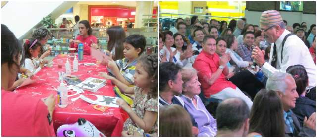 Las actividades que organizan los centros comerciales son una manera de fidelización, una forma de atraer nuevos usuarios. Los eventos de humor son buenas opciones. Fotos: cortesía.