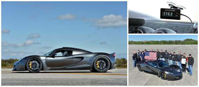El Hennessey Venom GT es ahora el más rápido | El registro no estará en el libro Guinness porque no se hicieron dos pasadas para promediar. Pero aún así es el más rápido hoy en la calle. FOTOS CORTESÍA