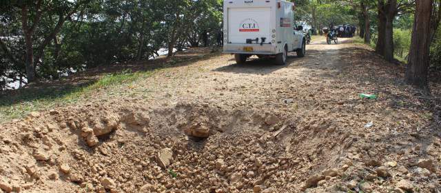 Atacan con explosivos a caravana de la Fiscalía en Arauca |