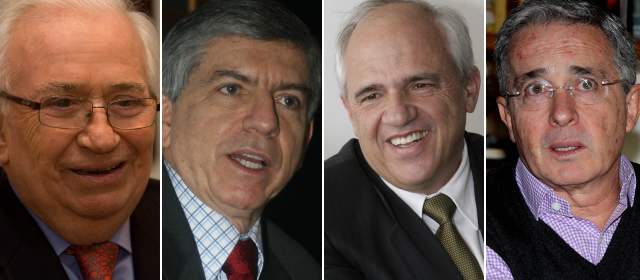 Expresidentes no se quedan callados | Belisario Betancur, César Gaviria, Ernesto Samper y Álvaro Uribe. Foto: Colprensa