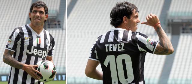 Carlos Tevez aseguró sentirse orgulloso de tener el 10 con Juventus |