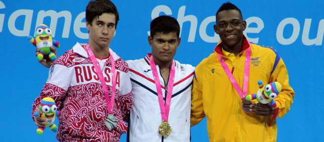 El bronce premió a Caicedo | El vallecaucano Caicedo fue bronce. FOTO CORTESÍA COC