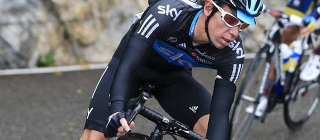 Rigoberto Urán alcanzó tercer puesto en la Clásica de Lombardía | El mal clima no impidió la destaca actuación de los colombianos. En la foto, Rigoberto Urán. Foto cortesía Equipo Team.