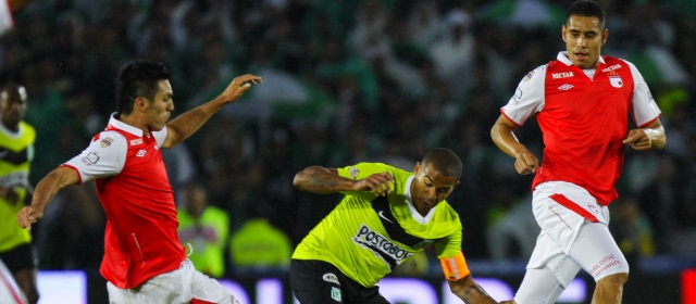 Santa Fe no quiere quedarse sin título | Al no superar la semifinal de la Copa Libertadores, Santa Fe pretende desquitarse en la Liga Postobón-I ante Nacional. FOTO COLPRENSA