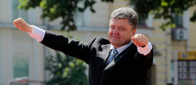 El presidente de Ucrania, Petró Poroshenko. FOTO AP