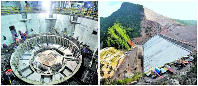 Viaje adentro de Hidrosogamoso | El proyecto hidroeléctrico Sogamoso que construye Isagen en Santander tendrá tres unidades de generación y una presa de 190 metros de altura. FOTOS JULIO C. HERRERA