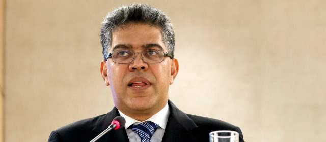 Chavismo denuncia "golpe fascista" en ONU | Elías Jaua, ministro de Relaciones Exteriores, asegura que hay una guerra sicológica contra el gobierno de Maduro. FOTO AP