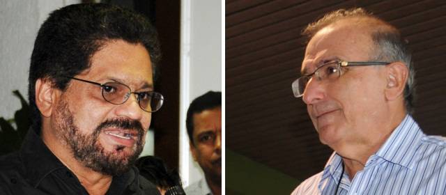 Alias "Iván Márquez" insistió en aplazar las elecciones. Humberto de la Calle dijo que primero hay que dejar las armas para hablar de participación política. FOTO ARCHIVO.