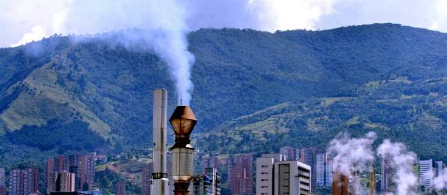 Así estamos en Antioquia y el Valle de Aburrá | En el Área Metropolitana hay 18 estaciones que miden la concentración de PM10 y 18 de PM2,5. FOTO JUAN ANTONIO SÁNCHEZ