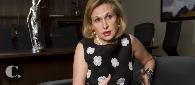 Sandra Morelli sale de la Contraloría con un balance positivo y algunas peleas | La contralora Sandra Morelli es abogada de la Universidad Externado de Colombia. FOTO EDWIN BUSTAMANTE