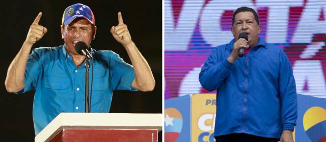 Chávez y Capriles cierran campaña electoral |