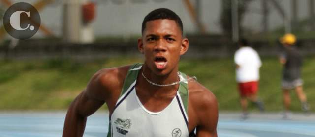 Los antioqueños volaron por el triunfo en el Prix de Cartagena | Bernando Baloyes fue uno de los atletas más apludidos en el certamen atlético realizado en Cartgena. FOTO MANUEL SALDARRIAGA