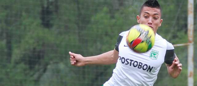 Nacional-Once, el clásico del día | Fernando Uribe, delantero de Nacional. FOTO Róbinson Sáenz
