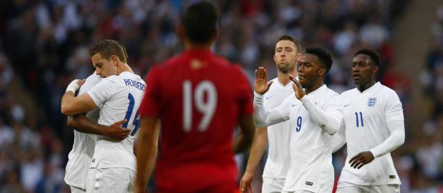 Fue el primer partido entre ingleses y peruanos en 52 años. FOTO AFP