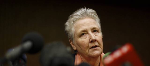 Marie Collins, de 65 años, habló ante representantes de 110 conferencias episcopales y los superiores de 30 órdenes religiosas reunidos en el Vaticano. | Reuters | Marie Collins, de 65 años, habló ante representantes de 110 conferencias episcopales y los superiores de 30 órdenes religiosas reunidos en el Vaticano.