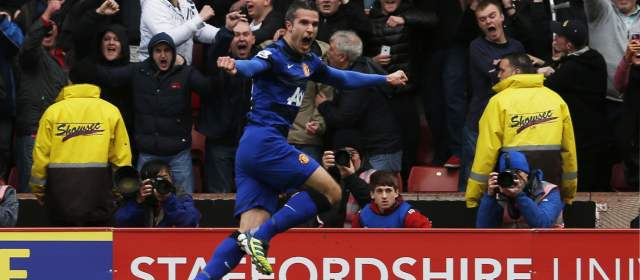 Manchester United cerca del título tras victoria ante el Stoke |