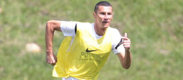 En juego inédito, Nacional celebra el regreso de Páez | Luis Páez, el artillero colombiano que vuelve a ser tenido en cuenta en la formación nacionalista. FOTO hernán vanegas