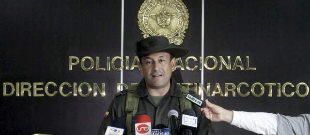 Red de narcotraficantes: capturados siete presuntos integrantes | Subdirector de antinarcóticos, coronel Cárdenas. FOTO COLPRENSA