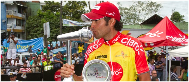 Camilo Gómez fue el ganador del Clásico RCN que se corrió con el lema ‘Desmovilícese y empiece a pedalear por su vida’ FOTO CORTESÍA |