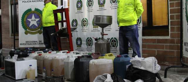 Desmantelan laboratorio de la banda "Pachelly" en Bello |