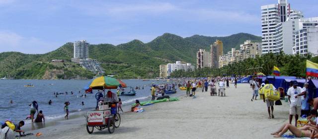 Lluvia de dinero en playa de El Rodadero en Santa Marta | Foto: archivo