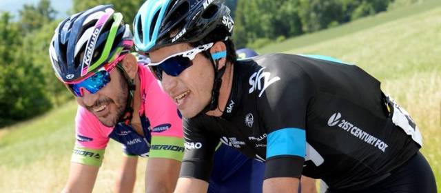 El antioqueño, perfilado hacia el Tour de Francia, avanzó al puesto 15 de la general individual. FOTO CORTESÍA TEAM SKY