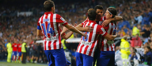 El derbi se rompió por un grave error de Di María y por la brillantez de Koke, quien entregó el pasegol para Diego Costa. FOTO REUTERS