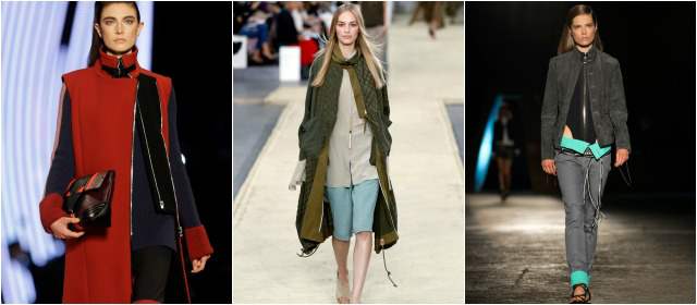 Cremalleras se hacen más visibles | Propuestas de Diesel Black Gold, Etro y Givenchy. Los cierres aportan al componente diseño de la prenda. FOTO AP Y REUTERS