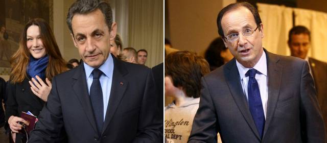 Baja participación en elecciones presidenciales en Francia | Nicolas Sarkozy y François Hollande.