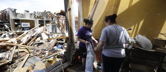 Serie de tornados deja por lo menos nueve heridos en Arkansas, Estados Unidos