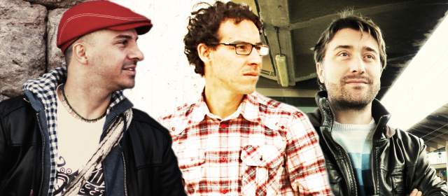 Alejo García, Andrés Correa y Pala, tres de los invitados.