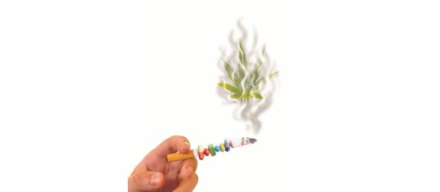 Es marihuana sintética y la venden como yerba aromática e inofensiva | ILUSTRACIÓN ESTEBAN PARÍS