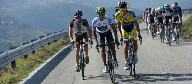 Nairo y Arredondo, cerca de otro podio | Nairo y Contador en el codo a codo ayer. El colombiano es segundo en la Tirreno-Adriático que domina el español. FOTO cortesía Ciclyngs News