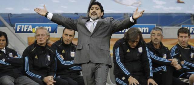"Tenemos más hambre de gloria que los alemanes": Maradona |