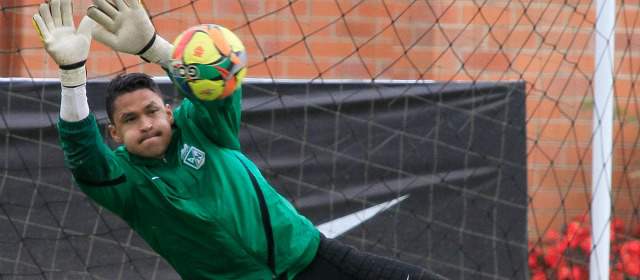 Nacional está en Montevideo para crucial duelo de mañana | Neco Martínez, el portero titular en Copa. FOTO robinson sáenz