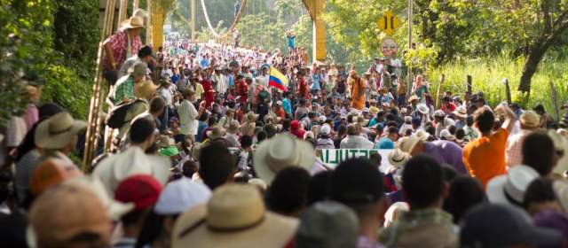 Más de 3.000 caficultores protestan en Bolombolo | Foto: Suroeste Aldia