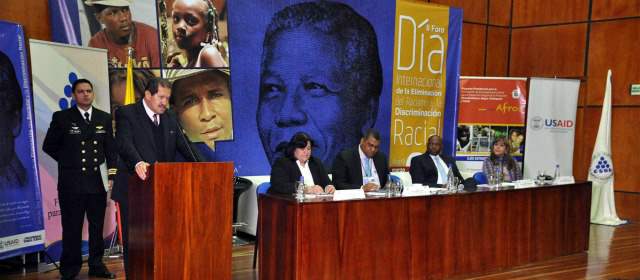 El Gobierno se declaró comprometido en la lucha contra el racismo | FOTO COLPRENSA