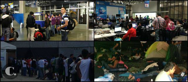 Los campuseros esperan mejor logística para el resto de la semana | FOTOS CAROLINA BETTI