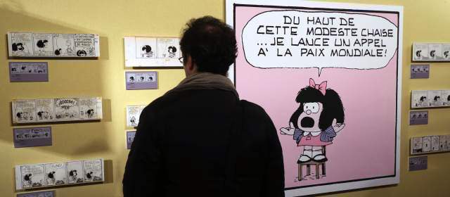 Festival Internacional del Cómic de Angulema, Francia. Foto AFP