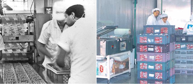 La producción de salchichas enlatadas y de otras variedades dio origen a Industria de Alimentos Zenú, la sombrilla de los cárnicos del Grupo Nutresa. FOTOS ARCHIVO