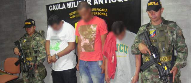 Capturan a tres integrantes de "los Mondongueros" en Castilla |