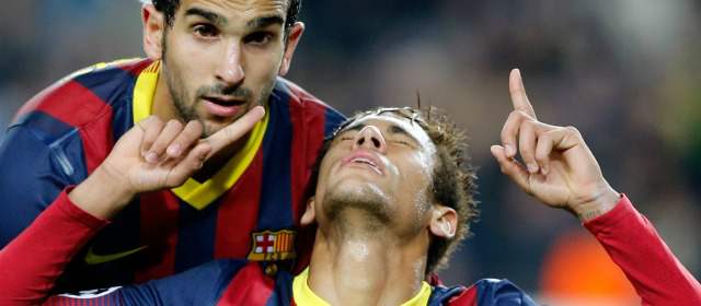 La Champions se queda con un solo jugador colombiano | Neymar marcó tripleta en la goleada del Barcelona. FOTO AP