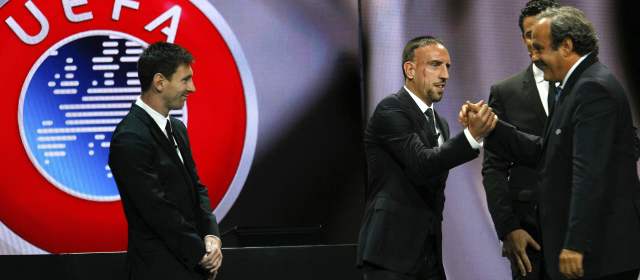 Franck Ribéry ganó el premio al Mejor Futbolista de la Uefa en Europa |