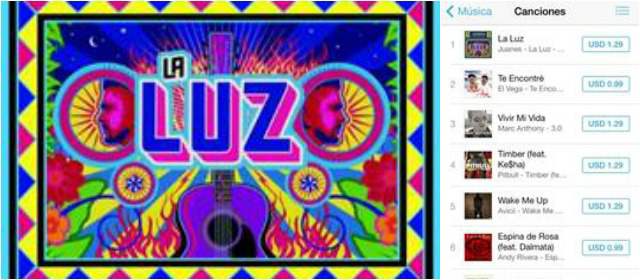Juanes llega al primer lugar de iTunes con su canción La Luz