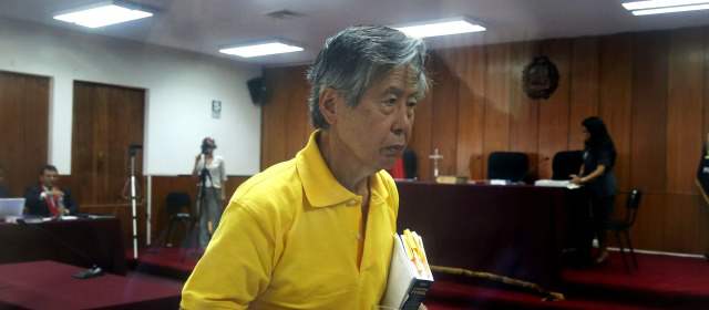 Fujimori fue hospitalizado por una lesión producto de un infarto cerebral | FOTO AP