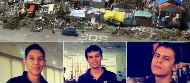 Tres valientes paisas dan la mano a víctimas de Haiyan |