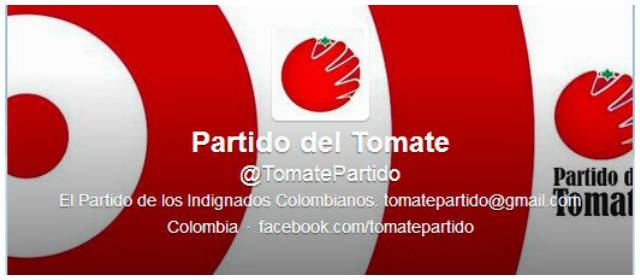El Partido del Tomate dió la cara | FOTO TWITTER PARTIDO DEL TOMATE