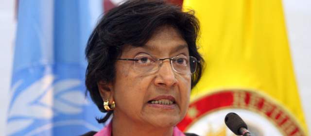 Alta Comisionada de la ONU, Navi Pillay, comenzó su visita a Colombia |