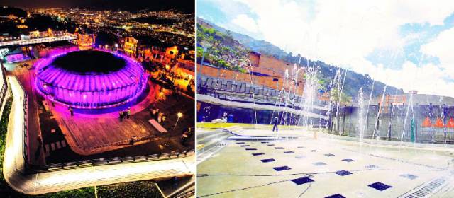 Versalles y Moscú le dan vida a la comunidad UVA | Unidad de Vida Articulada de La Esperanza, del barrio San Pablo, nororiente de Medellín. Agua, senderos peatonales y teatro al aire libre, algunos de sus elementos. FOTOS HENRY AGUDELO Y JULIO CÉSAR HERRERA